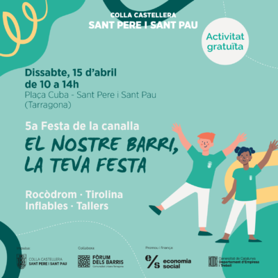 Festa de la Canalla de la Colla Castellera Sant pere i Sant pau.