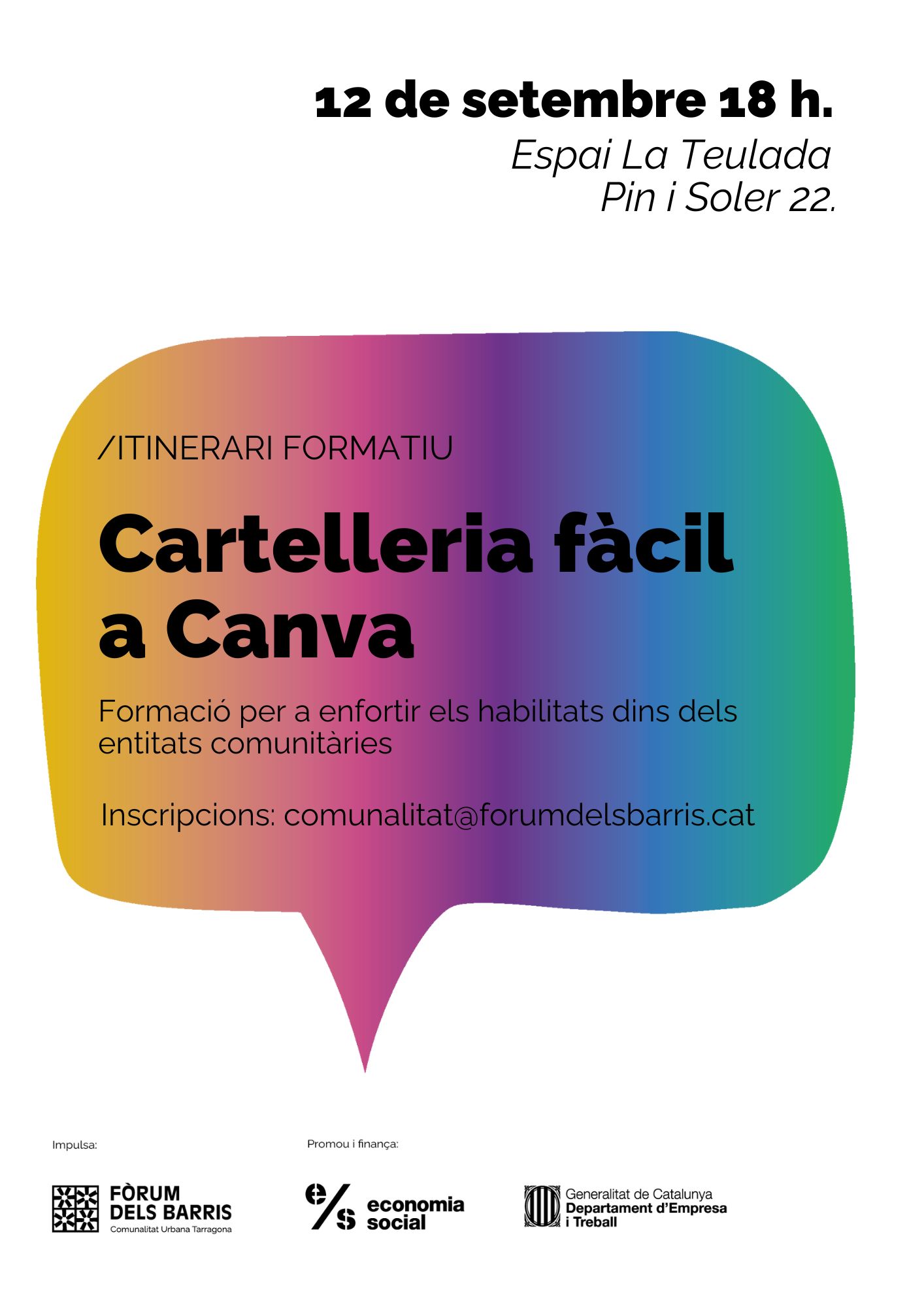 taller de cartelleria a canva
